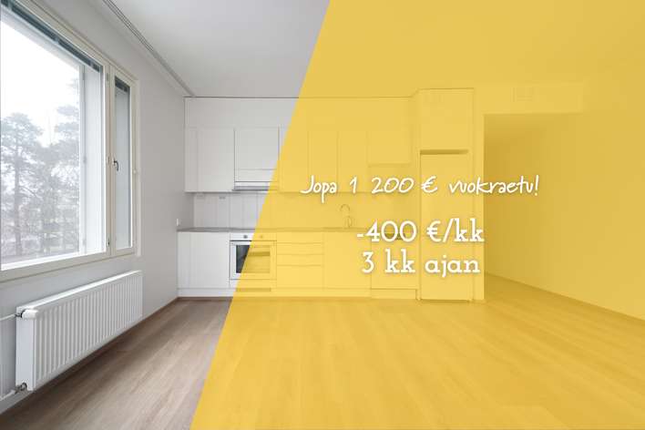 Kerrostalo, 2h+kt, 48,5 m², Laajasalo, Helsinki
