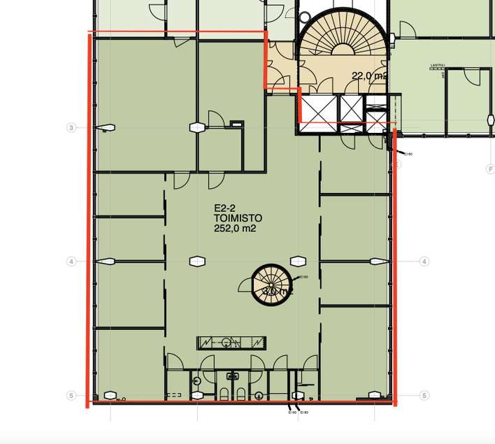 Liiketila, 252 m², Kamppi - Näkymä 3