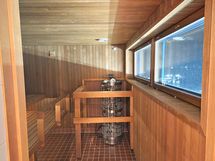 Upouusi saunaosasto 15 krs