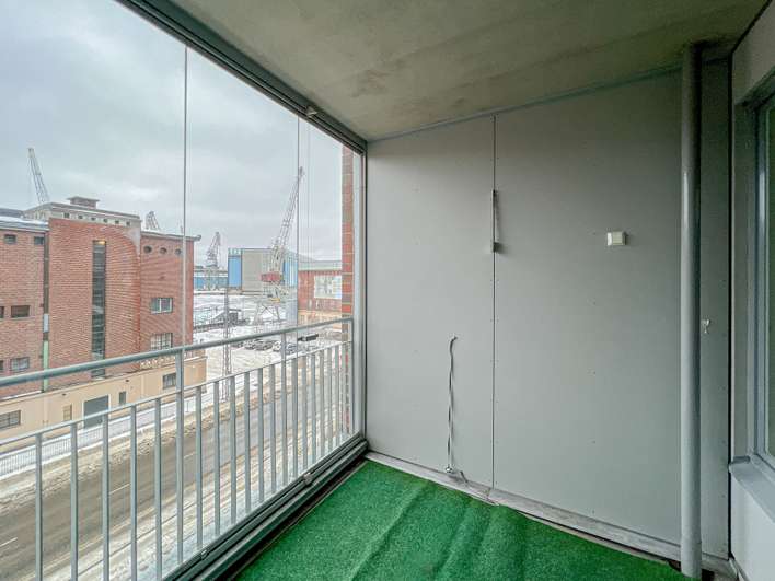 Kerrostalo, 2h+kt+lasitettu parv, 47,5 m², Jätkäsaari - Näkymä 3