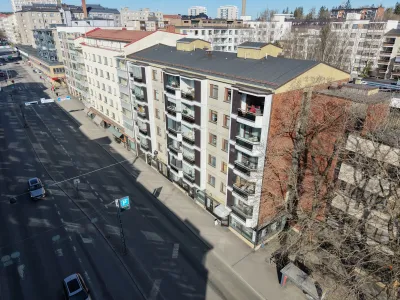 Kerrostalo, 2h, k, kph/wc, s, vh, las.parveke, 58 m², Keskusta