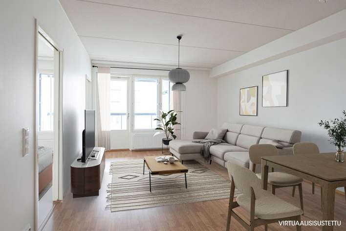 Kerrostalo, 2H+KK+S, 52 m², Saunalahti, Espoo