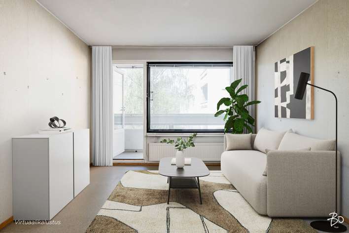 Kerrostalo, 2mh+oh+k+vh+kph+parveke (yht. 3h+k), 77,5 m², Suvela, Espoo