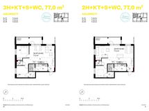 Kaksio vai kolmio? Sinä päätät.