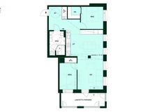Kodin pohjapiirros (3h+kt+s, 73,5 m²)