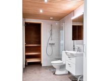Asunnon B79 kylpyhuone, materiaalit saattavat poiketa ko. asunnossa