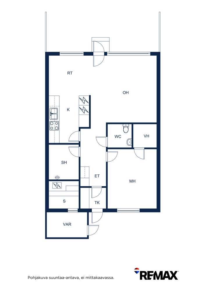 Rivitalo, 2h,k,kph,s,wc,vh,terassi,autokatos, 63 m², Hennala - Näkymä 2