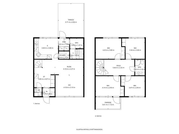 Rivitalo, 5 h+k+s, 118 m², Kaerla - Widok 2