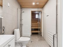 Kylpyhuone ja sauna