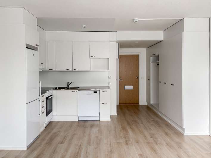 Kerrostalo, 1H+KT, 30 m², Tuira, OULU