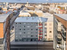 Rakennus ilmakuva  rautatienkadulta