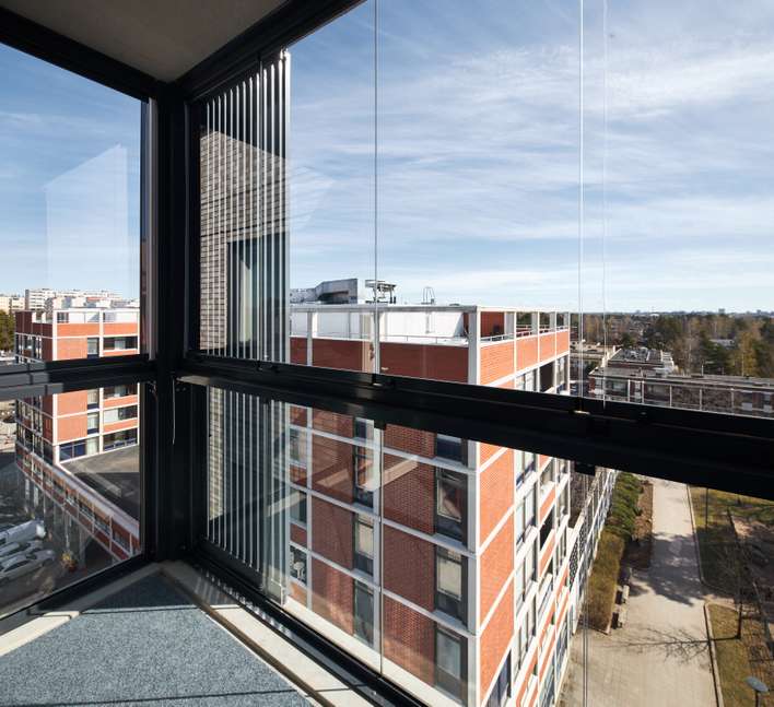 Kerrostalo, 3h+kt+lasitettu parveke, 63,5 m², Olari – pohled 4