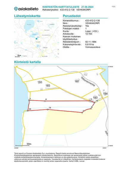 Tontti, 8 180 m², Teväntö - View 3