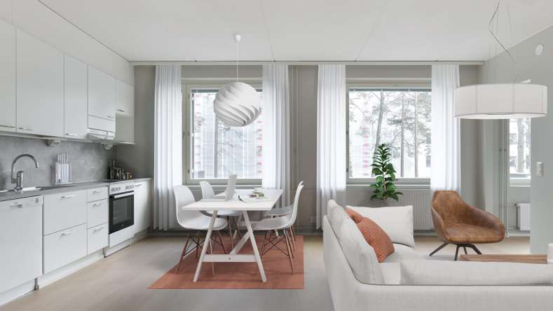 Kerrostalo, 2h+kt, 49 m², Kontula, Helsinki