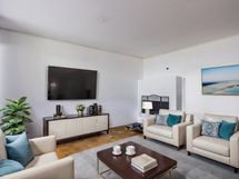 Virtuaalisesti kalustettu sisustusvaihtoehto