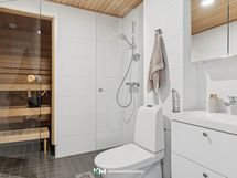 Kylpyhuone ja sauna