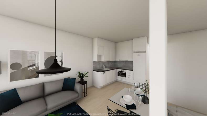 Kerrostalo, 2h+kt+lasitettu parveke, 41 m², Niemenranta - View 4