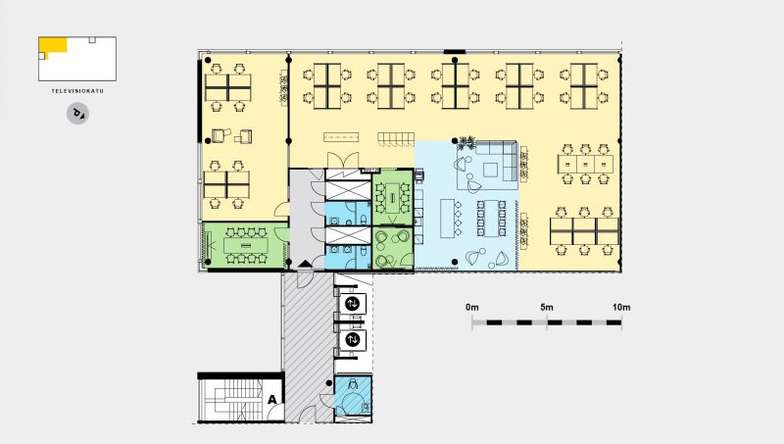 Liiketila, 409 m², Pasila - Näkymä 2
