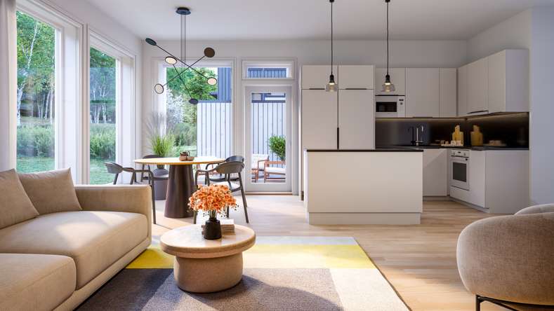 Paritalo, 5h + k + s + var + iso piha, 91 m², Tillinmäki - View 2