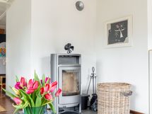 Olohuoneen tulisijanurkkaus