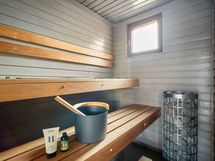 Saunan lauteet uusittu v. 2022