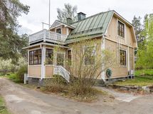 Julkisivu sivu- ja takapihan puolelta