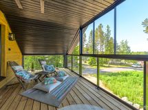 Lasitetulta parvekkeelta