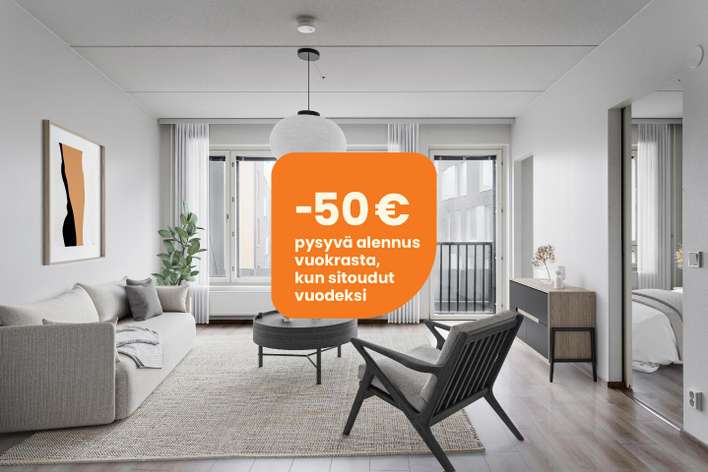 Kerrostalo, 2H+KT, 55 m², Kivistö, Vantaa