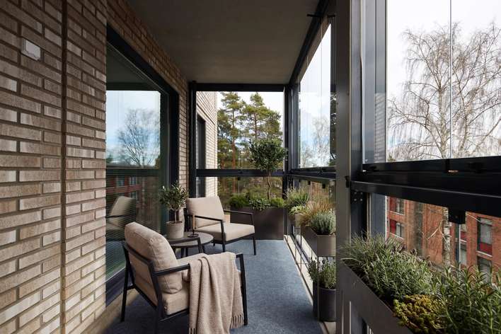 Kerrostalo, 4h+kt+s+lasitettu parveke, 72,5 m², Olari – pohled 4