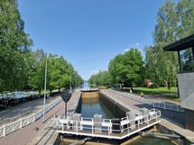 Vääksyn kanava kesällä, arkistokuva