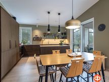 Ruokailutila ja keittiö