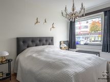 Rauhallinen makuuhuone levollisiin uniin