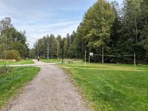 Alueella on hyvät ulkoilumahdollisuudet!