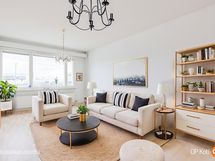 Virtuaalisisustettu kuva