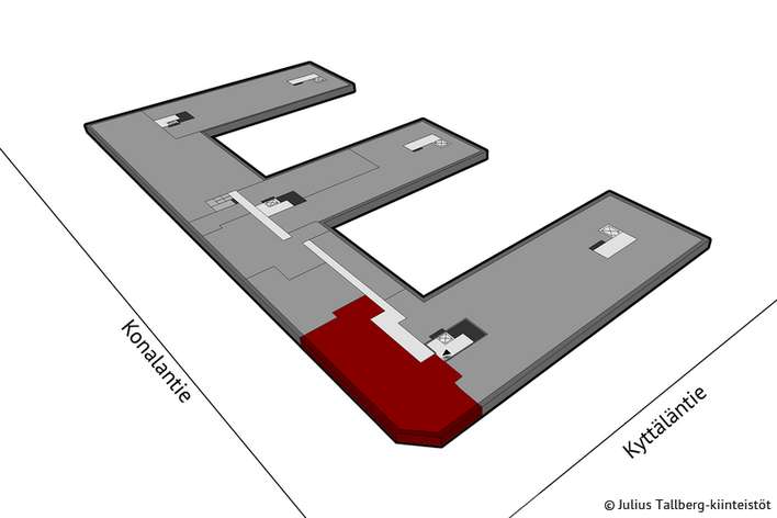 Liiketila, 286 m², Konala - Näkymä 3