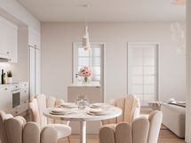 Viitteellinen kuva 88,5 m2 asunnosta.