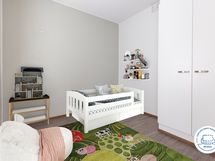 Virtuaalikalustettu, kuva on vastaavanlaisesta asunnosta mallikuva.