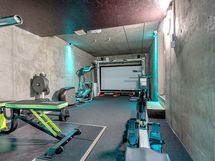 B-talon alakerrassa asukkaiden käytössä kuntosali