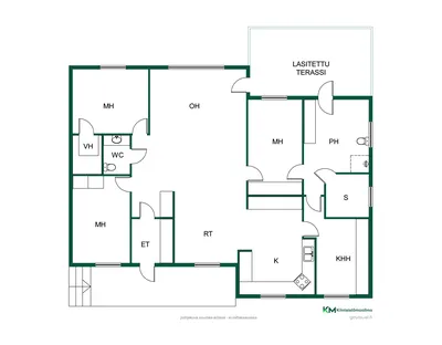 Omakotitalo, 4h, k, s, khh, 125/159 m², Vuokatti - View 3