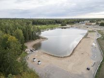 Läheinen Palettilammen uimaranta