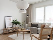 Asunto E33 (2H+KT 39,5 m2) - olohuone