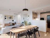 Kodit 77-77,5 m² | 3H+KT+KHH+S | Visualisointi |