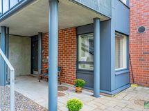 Sisäänkäynti työtilaan