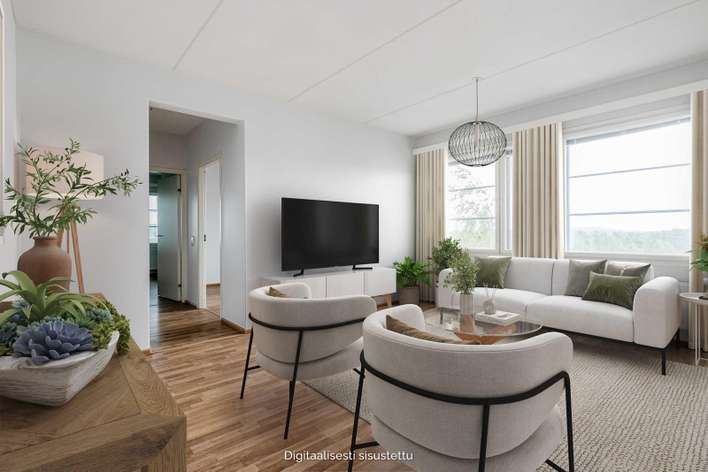 Kerrostalo, 3H+K+S, 73,5 m², Kuokkala, Jyväskylä