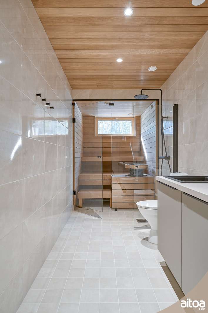 Kerrostalo, 4h+k+saunaos.+wc*2+khh+vh+lasitettu terassi+piha, 97,5 m², Hirssaari – pohled 4
