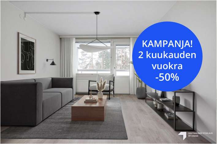 Kerrostalo, 2H+K+P, 59,5 m², Kevätkumpu, Porvoo