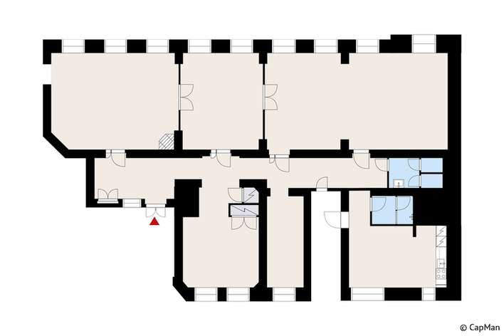 Liiketila, 213 m², Kaartinkaupunki - Näkymä 4