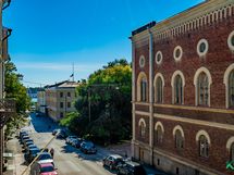 Näkymä parvekkeelta Etelärantaan