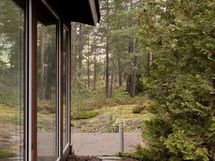 Pihalla metsäinen ja suojaisa tunnelma