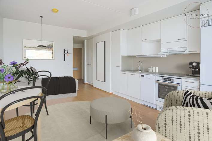 Kerrostalo, 1h+kt, 28,5 m², Olari, Espoo